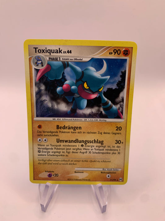 Pokemon Karte Holo Toxiquak 11/99 Deutsch