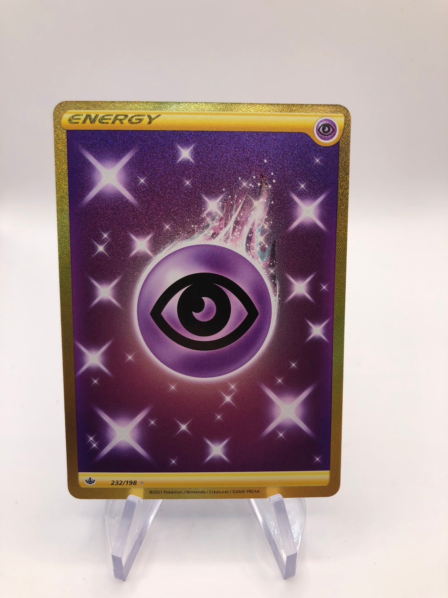 Pokemon Karte Energy Gold Psycho-Energie 232/198 Englisch
