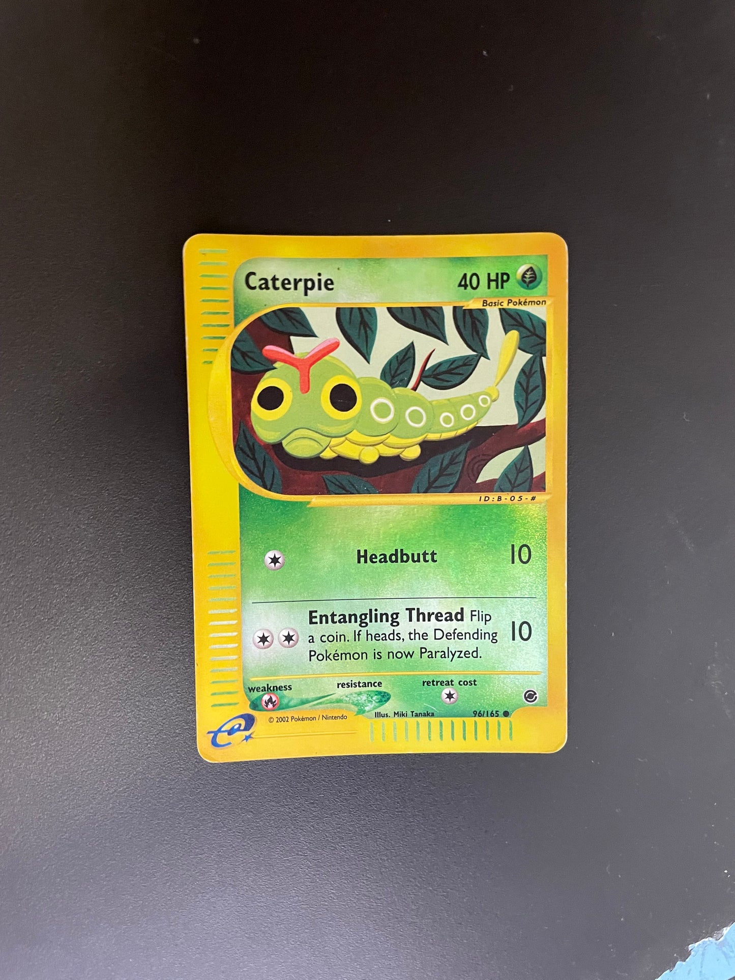 Pokémon Karte Reverse e-Series Caterpie 96/165 Englisch
