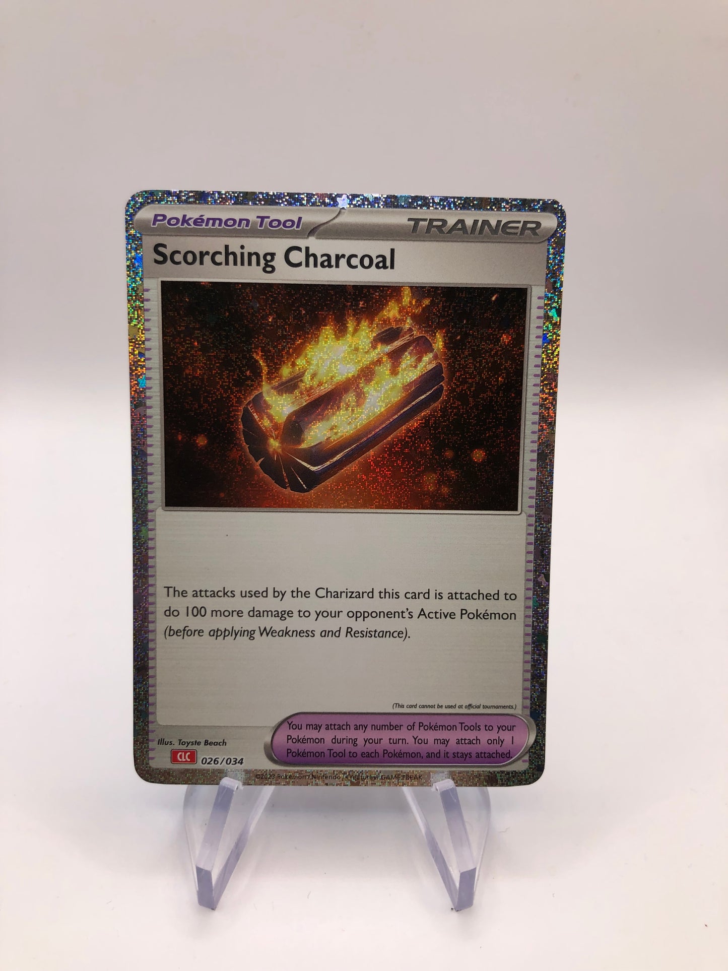 Pokemon Karte Trainer Scorching Charcoal 26/34 Englisch