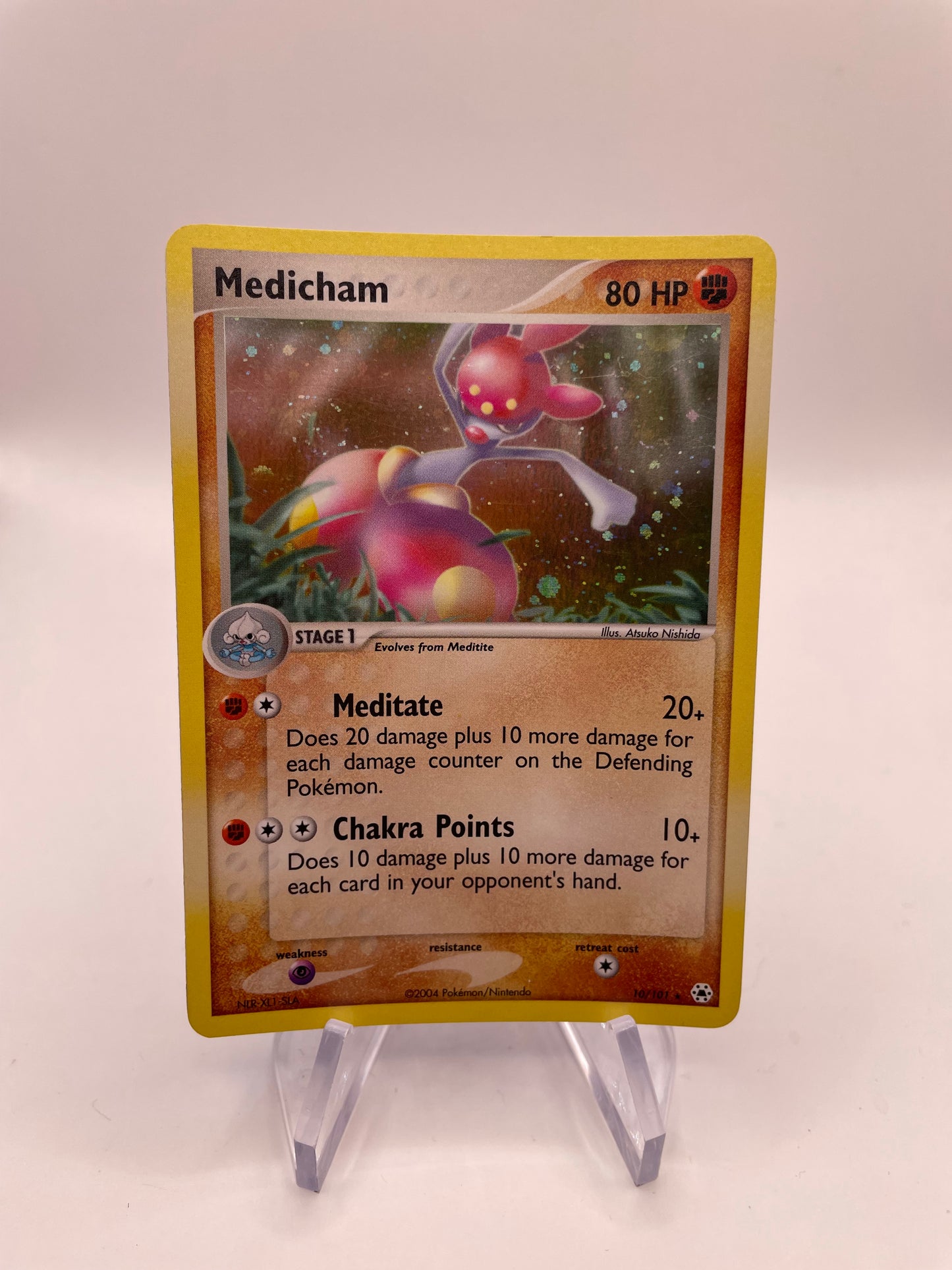 Pokemon Karte Holo Medicham 19/101 Englisch