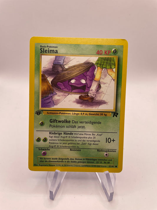 Pokemon Karte Rocket Sleima 57/82 Deutsch