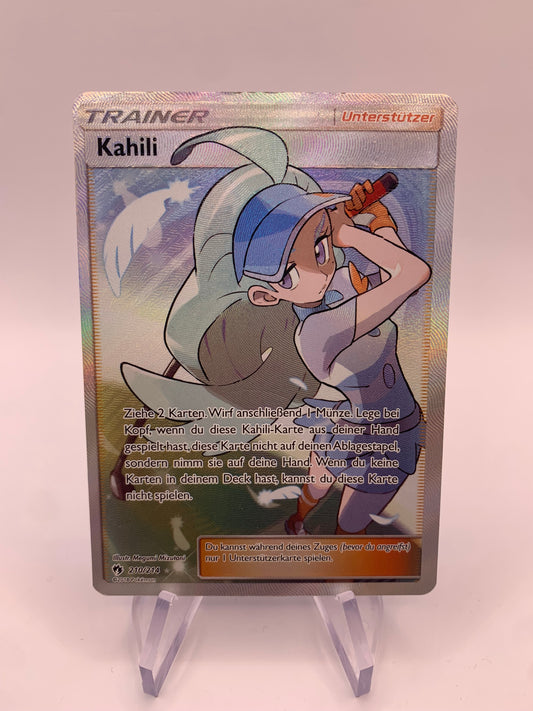 Pokémon Karte Trainer Kahili 210/214 deutsch