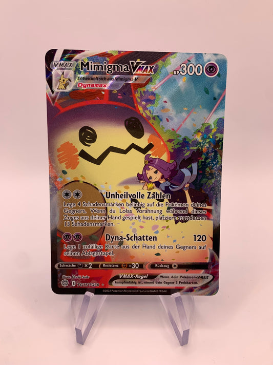 Pokémon Card Alt-Art Vmax Mimigma TG17/TG30 German