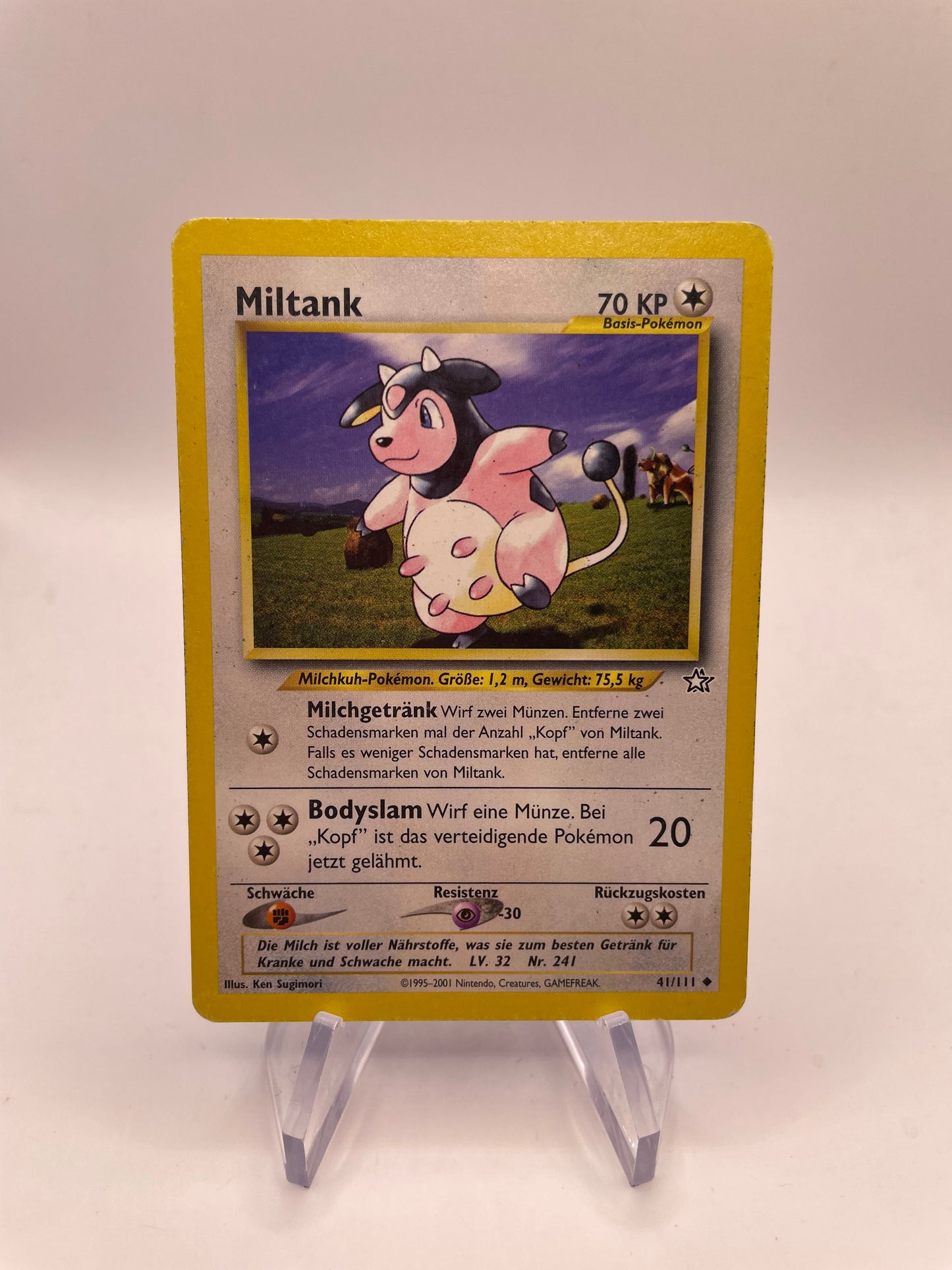 Pokemon Karte Neo Genesis Miltank 41/111 Deutsch