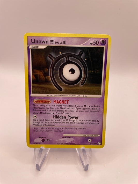 Pokémon Karte Unown 66/123 Englisch