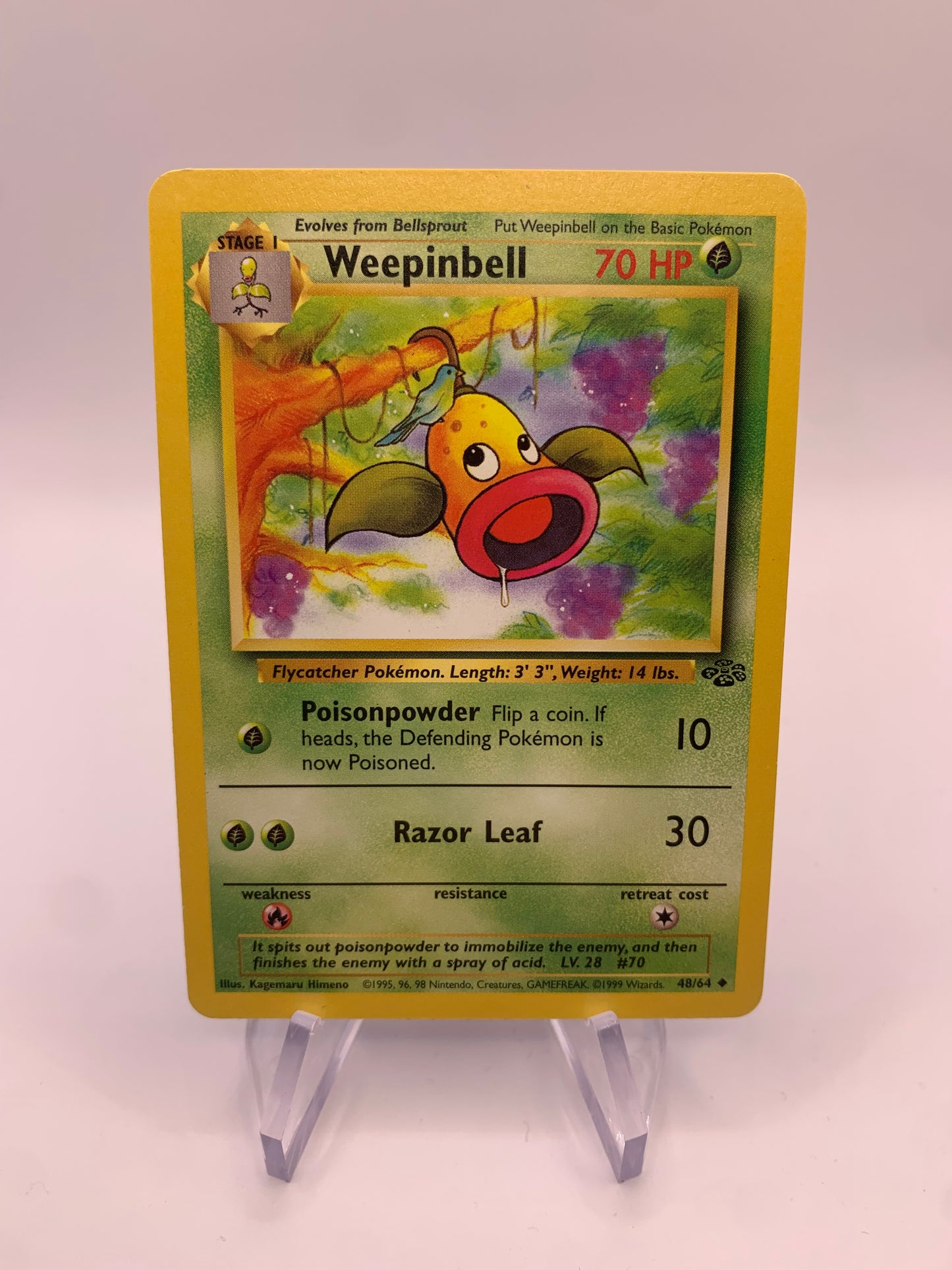 Pokemon card Ultrigaria 48/64 Jungle English