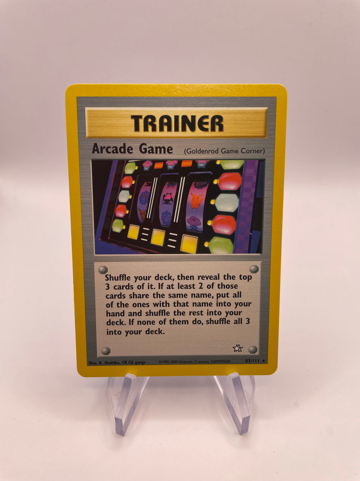 Pokemon Karte Spielautomat Neo Genesis 83/111 Englisch