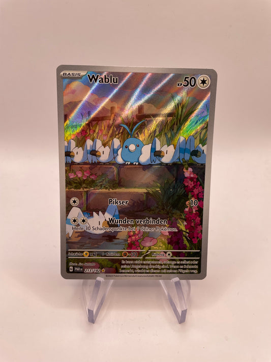 Pokemon Karte Art-Rare Wablu 213/182 Deutsch