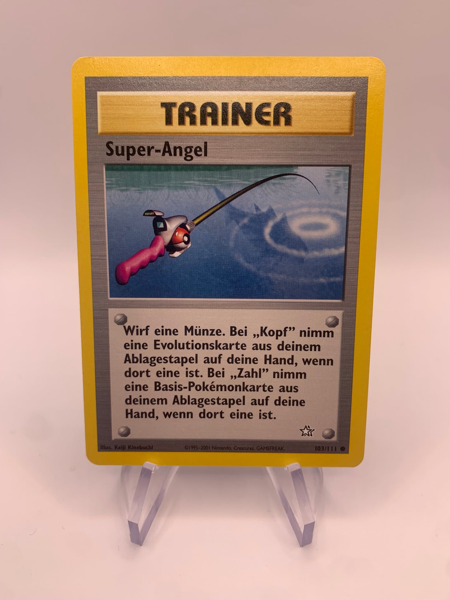 Pokemon Karte Trainer Super-Angel 103/111 Neo Genesis Deutsch