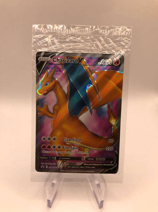 Pokemon Karte OVP V Fullart Glurak SWSH050 Englisch