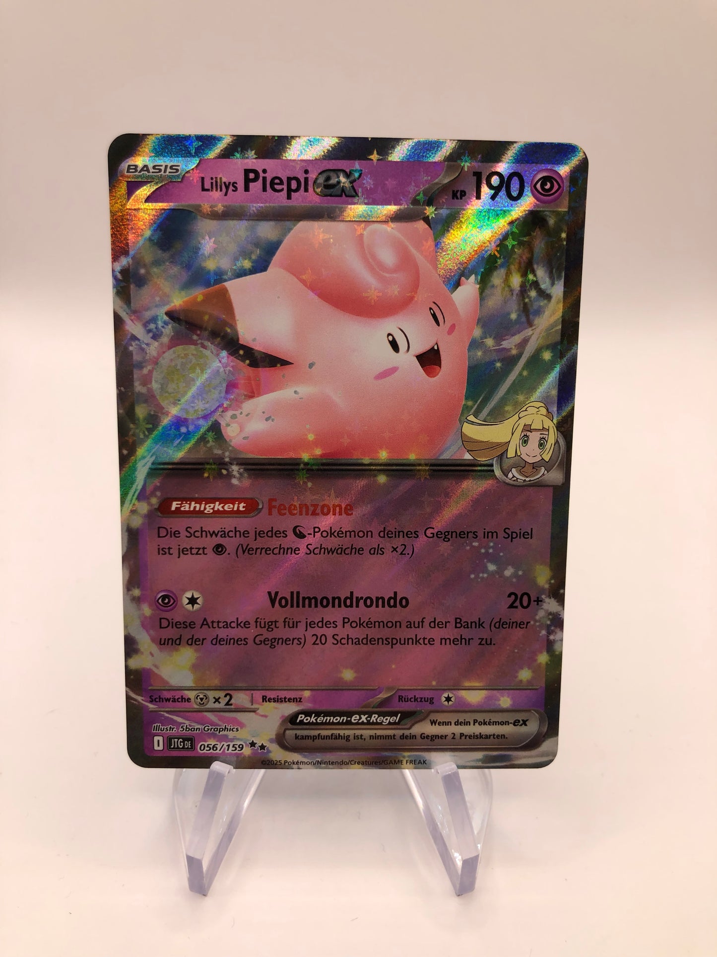 Pokemon Karte Ex Piepi 56/159 Deutsch