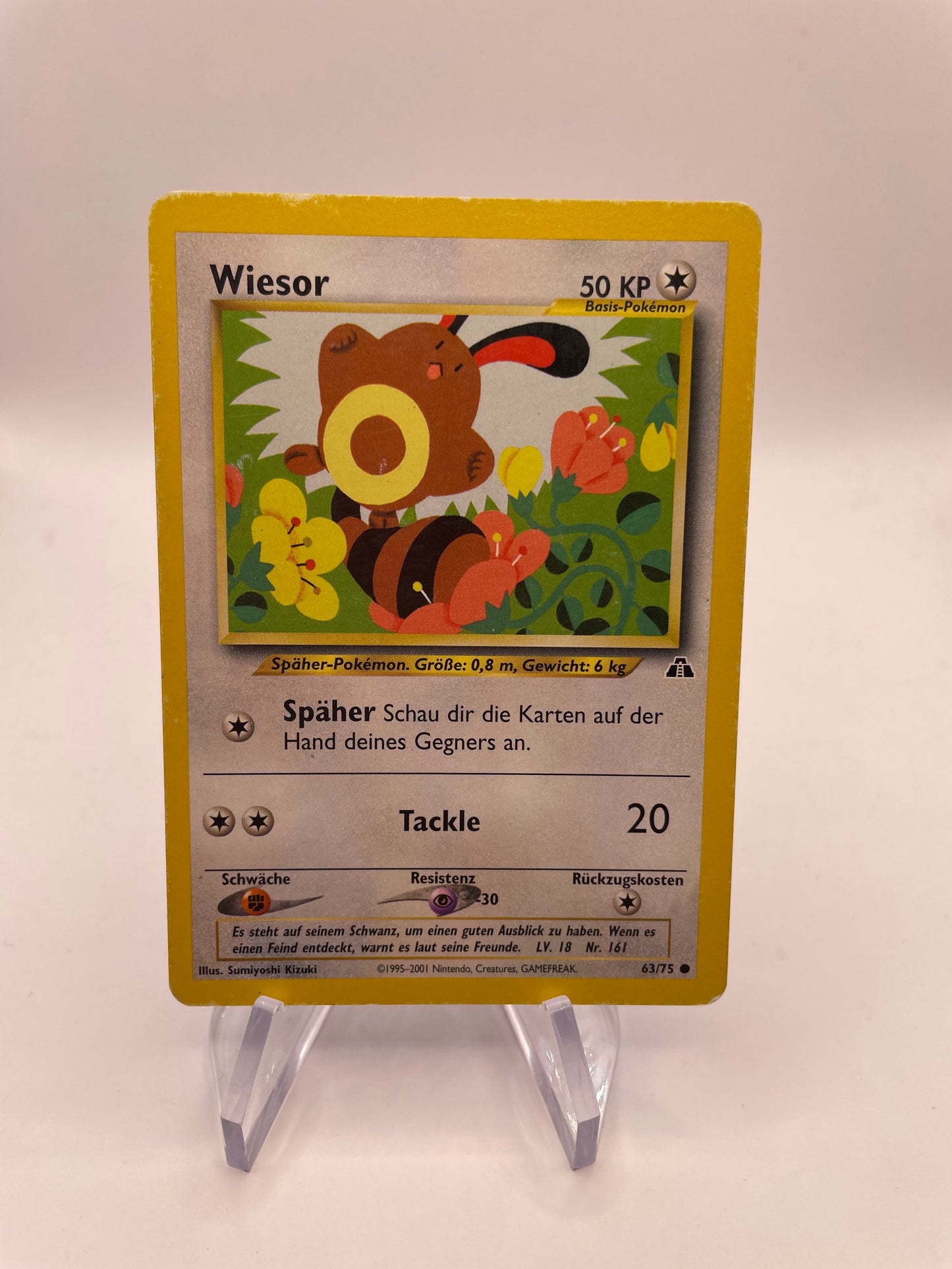 Pokemon Karte Neo Discovery Wiesor 63/75 Deutsch
