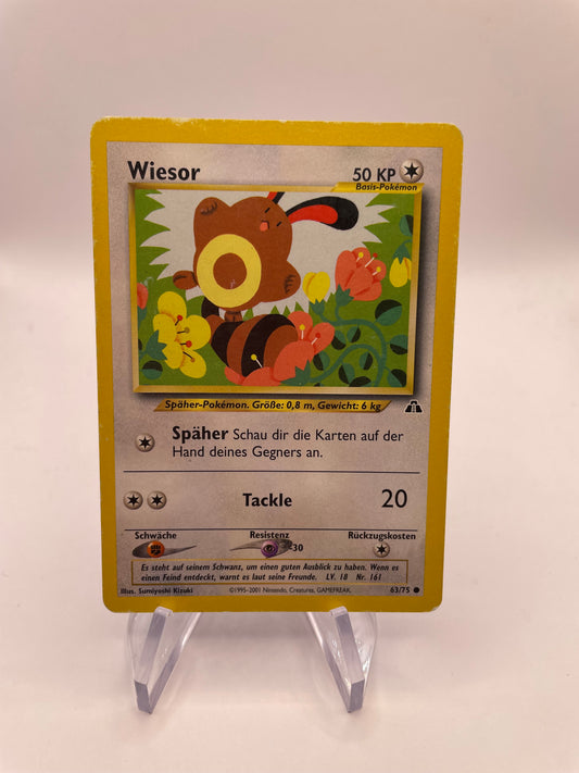 Pokemon Karte Neo Discovery Wiesor 63/75 Deutsch