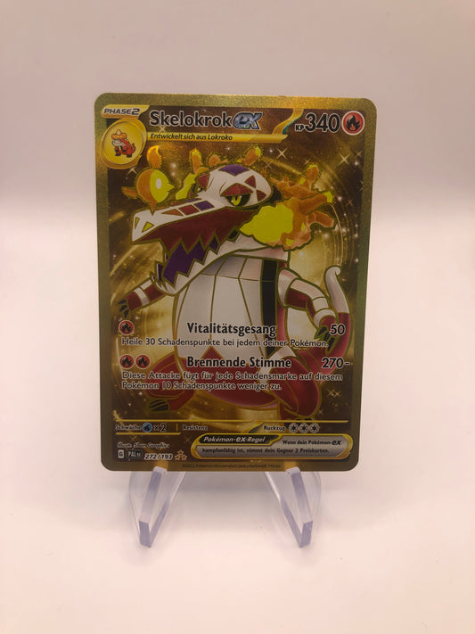 Pokemon Karte Ex Gold Skelokrok 272/193 Deutsch