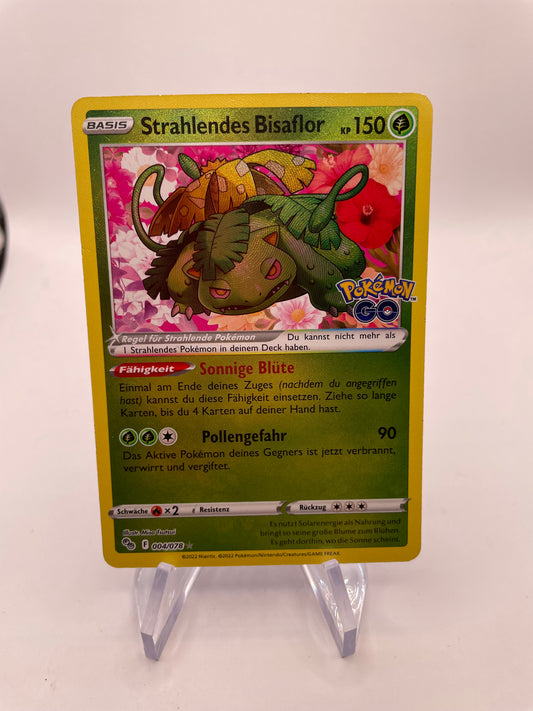 Pokemon Karte Revers Strahlendes Bisaflor 4/78 Deutsch