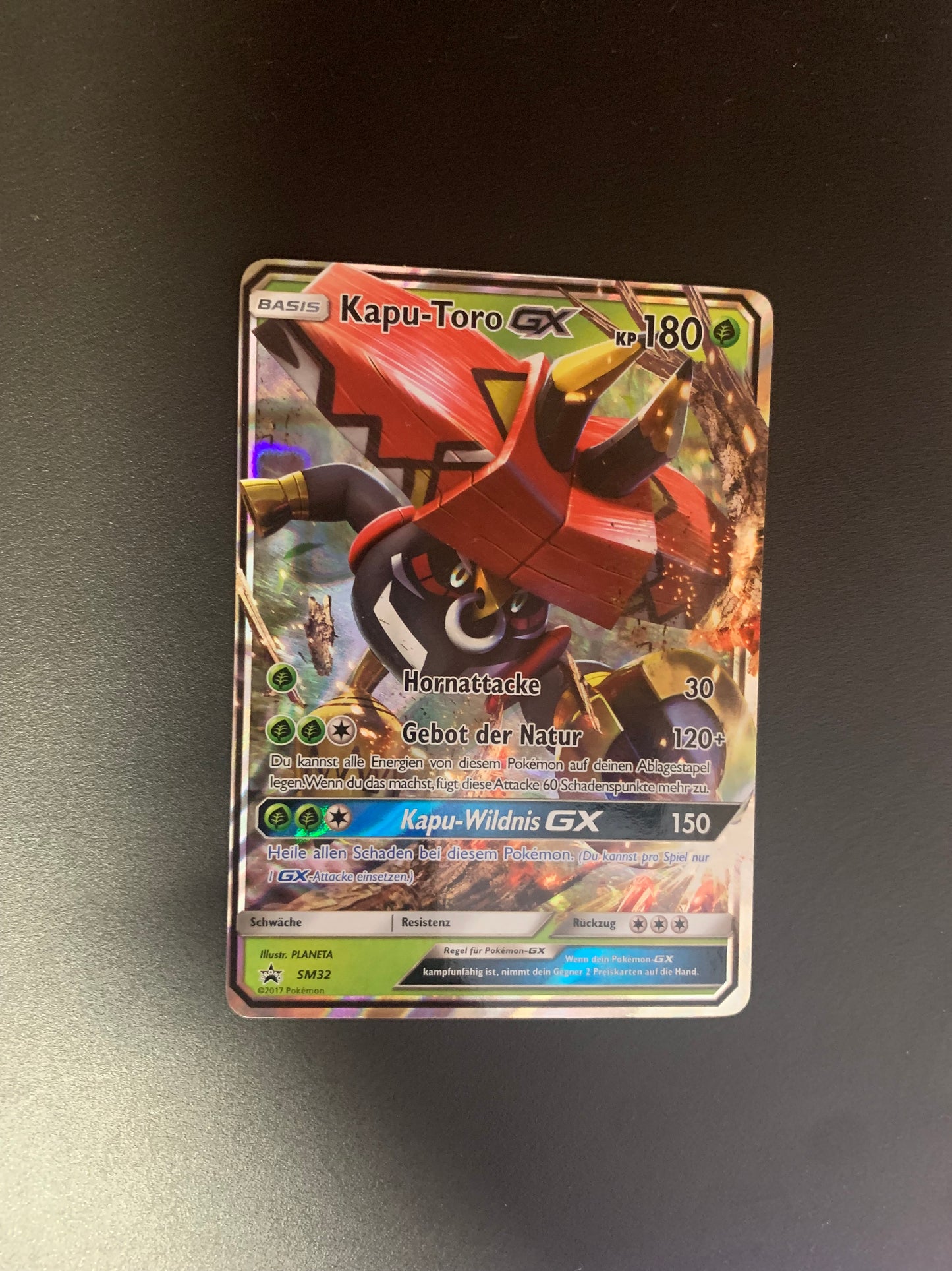 Pokemon Karte GX Promo Kapu-Toro SM32 Deutsch