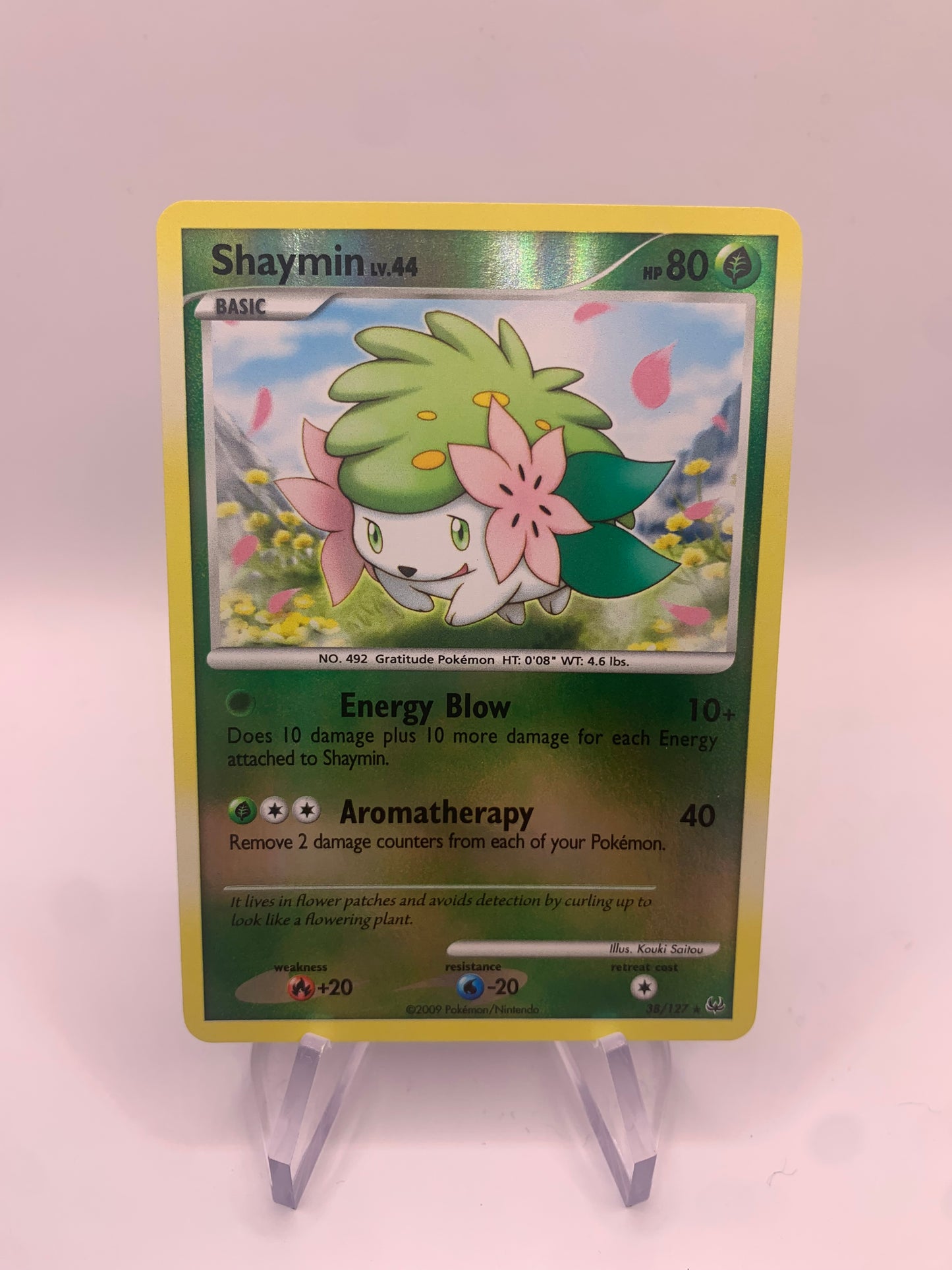 Pokemon Karte Revers Shaymin 38/127 Englisch