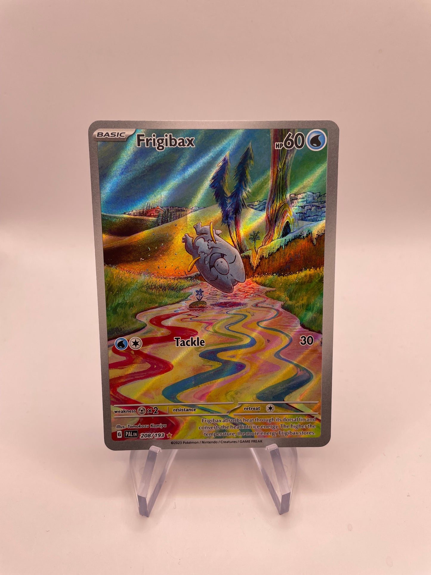 Pokemon Karte Art Rare Frospino 208/193 Deutsch
