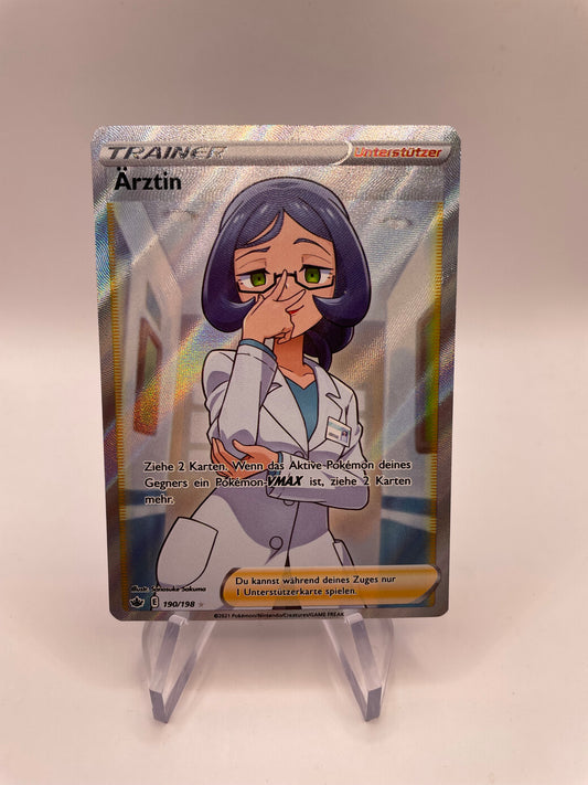 Pokémon Karte Trainer Ärztin 190/198 Deutsch