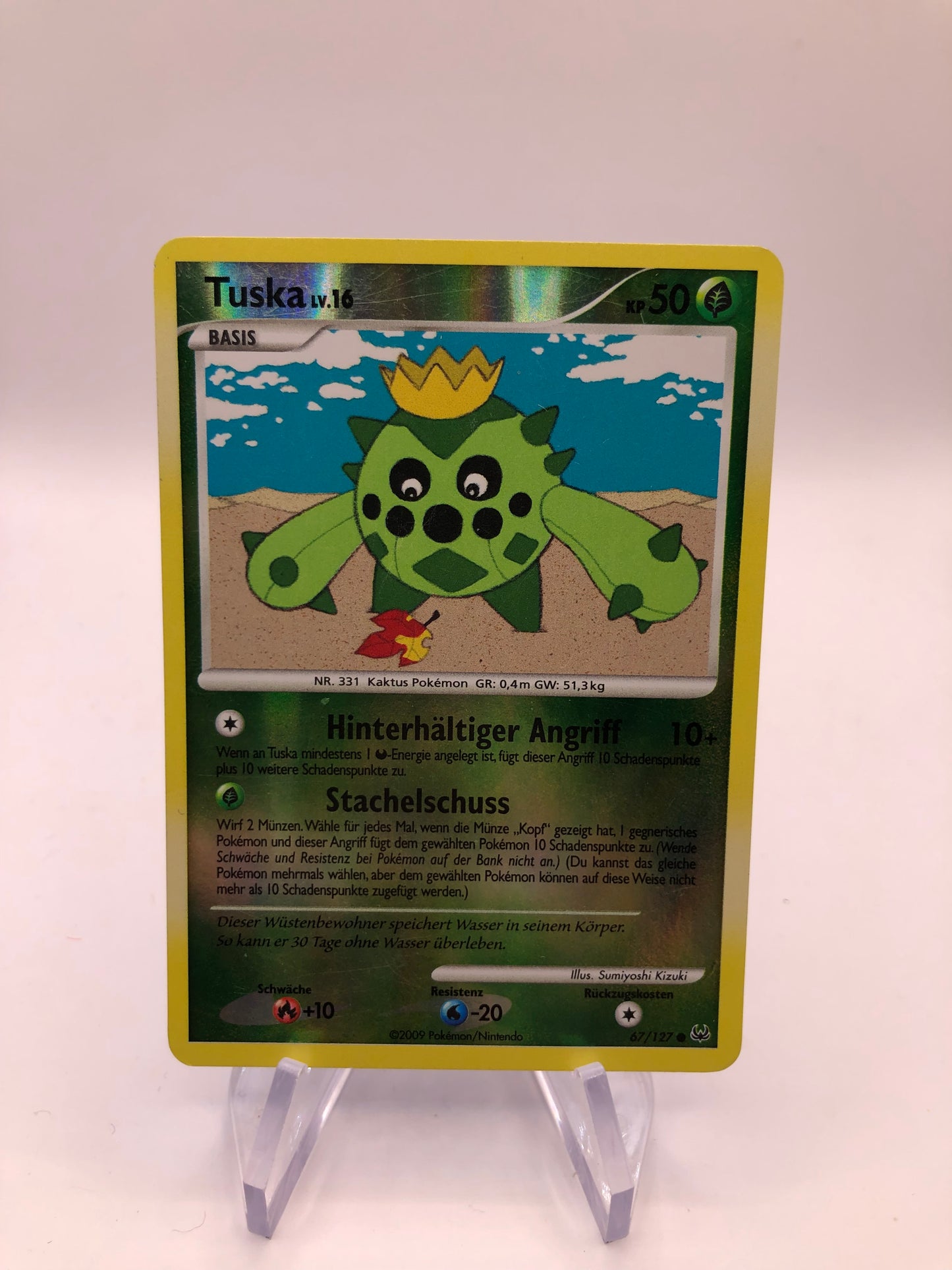 Pokemon Karte Revers Tuska 67/127 Deutsch