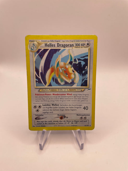 Pokemon Karte Holo Helles Dragoran 14/105 Deutsch