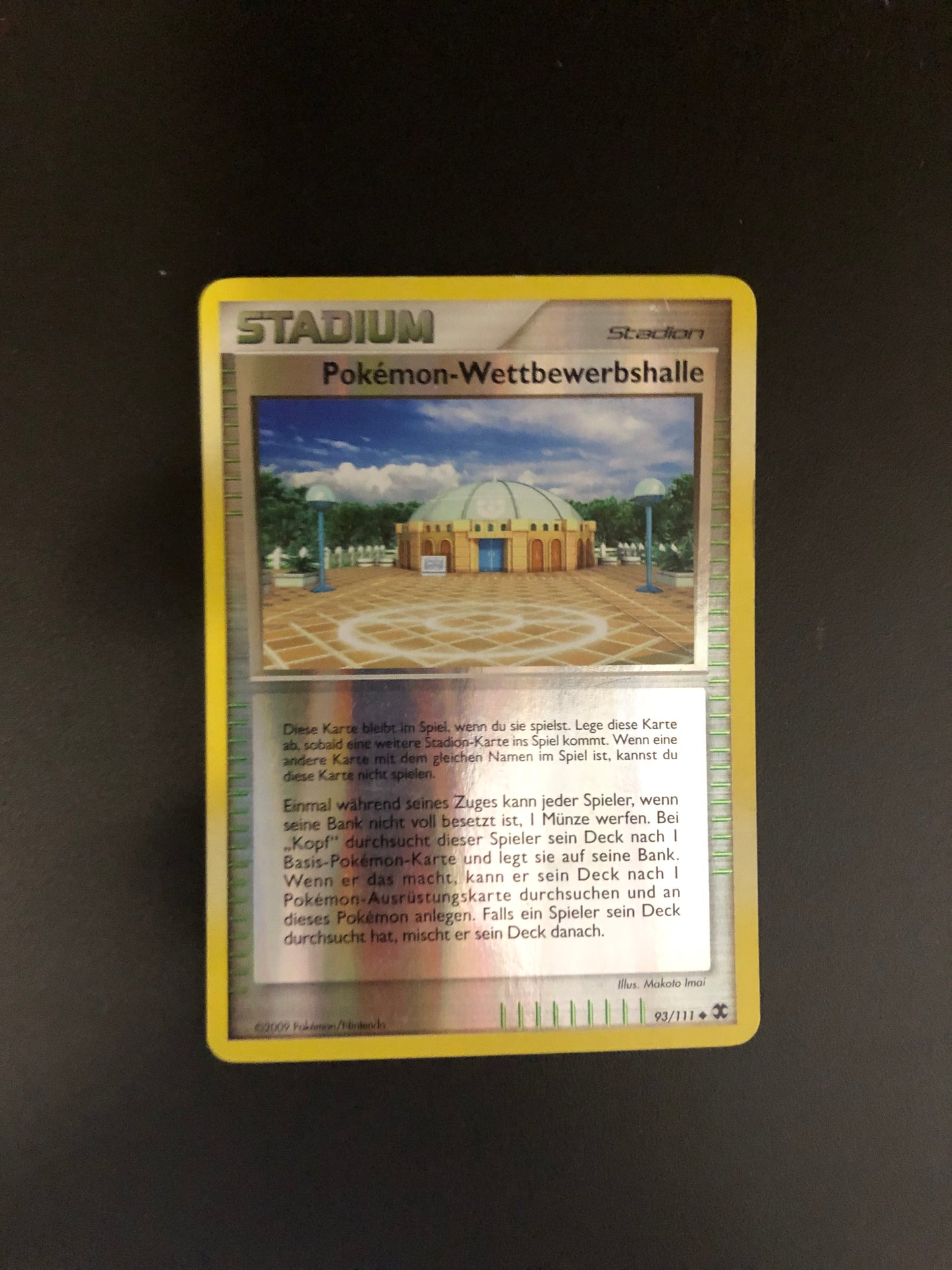 Pokemon Karte Revers Pokemon Wettbewerbshalle 93/111 Deutsch