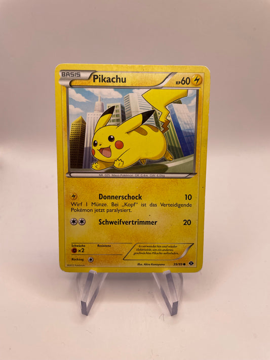 Pokémon Karte Pikachu 39/99 Deutsch