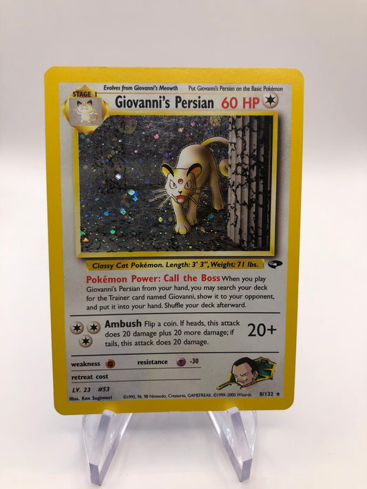Pokemon Karten Holo Giovannis Snobilikat 8/132 Englisch