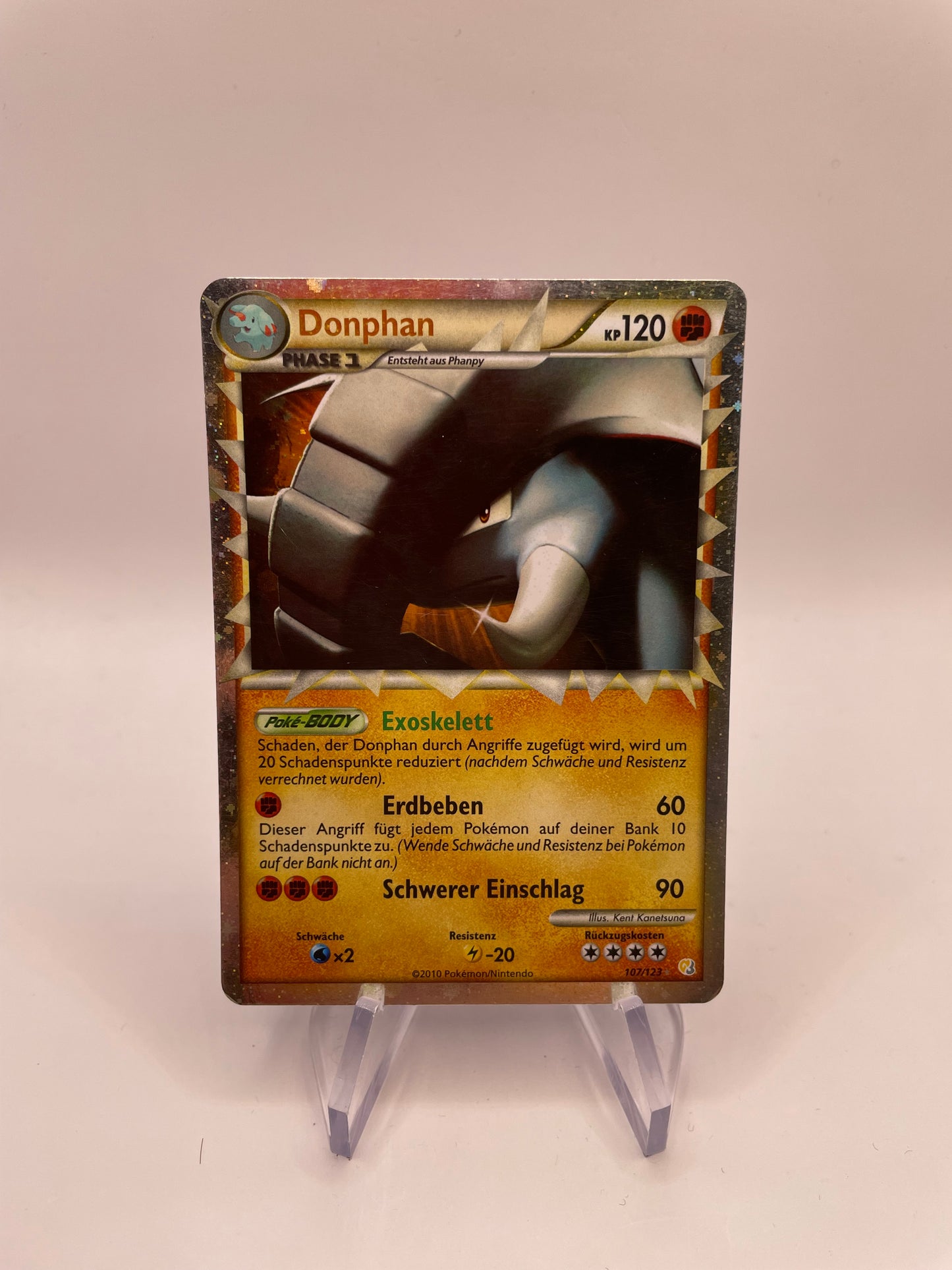 Pokemon Karte Prime Donphan 107/123 Deutsch