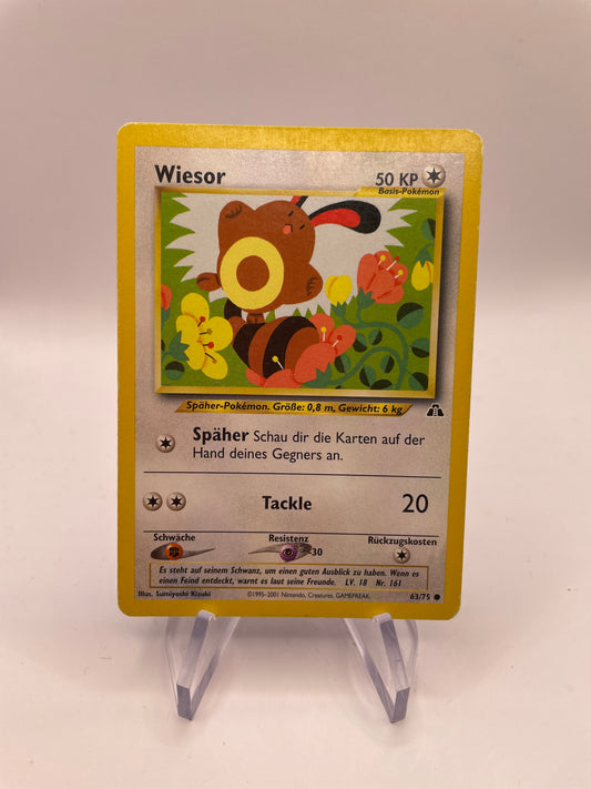 Pokemon Karte Neo Discovery Wiesor 63/75 Deutsch