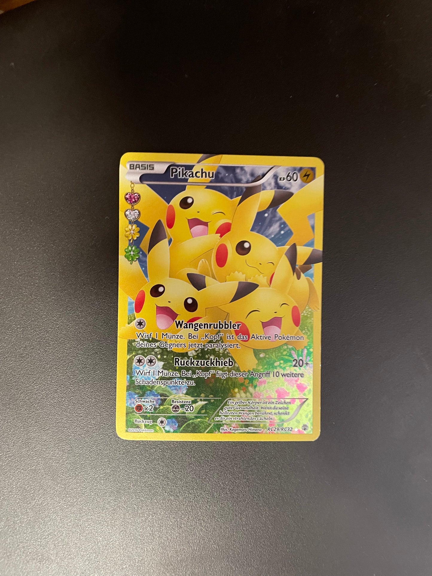 Pokemon Karte Art Rare Pikachu RC29/RC32 Deutsch