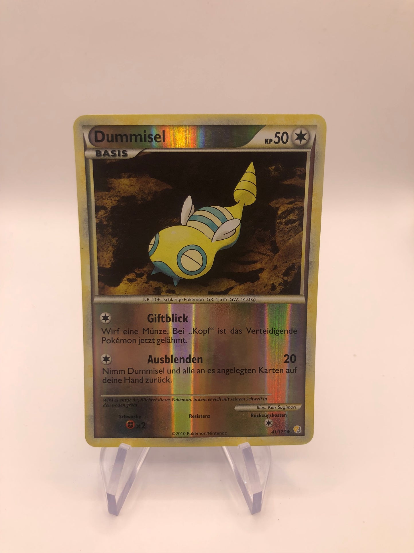 Pokémon Karte Revers Dummisel 41/123 Deutsch