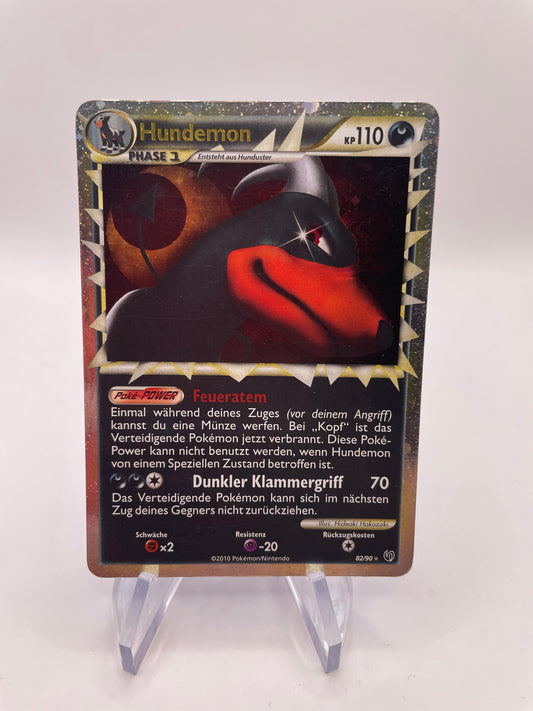 Pokemon Karte Prime Hundemon 82/90 Deutsch