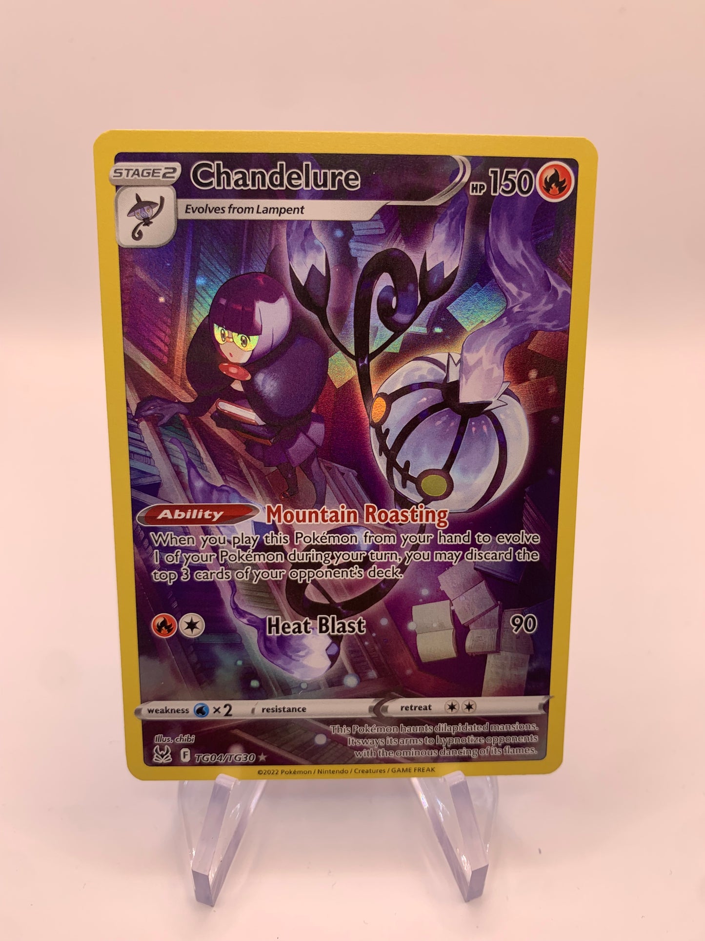 Pokemon Karte Art-Rare Skelabra Tg04/TG30 Englisch