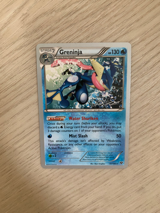 Pokemon Karte World Championships Greninja 41/146 Englisch