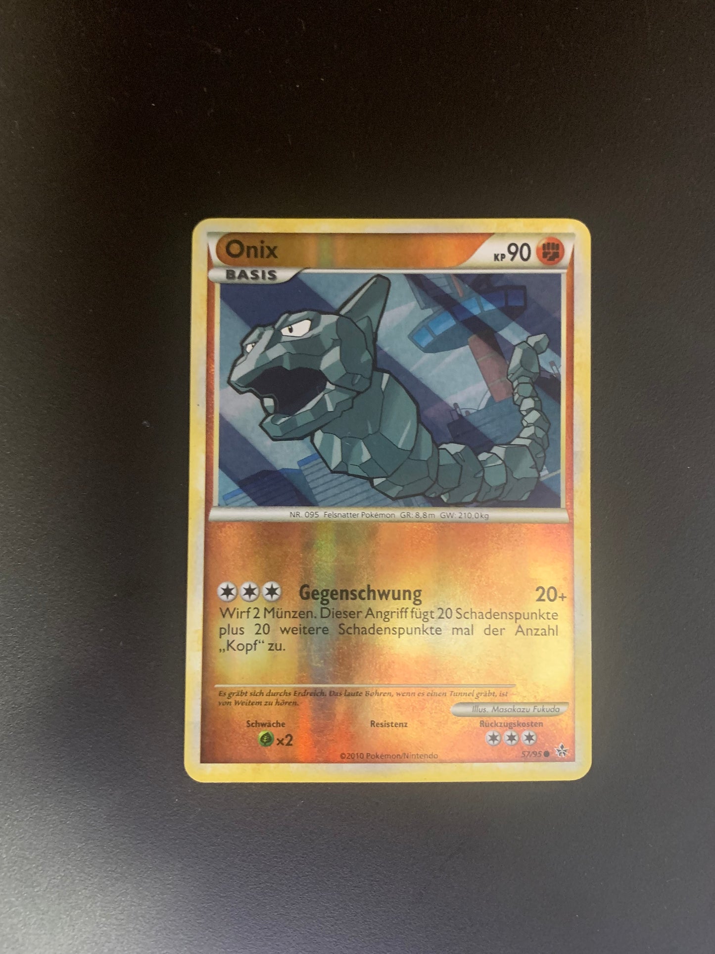 Pokemon Karte Onix 57/95 Deutsch