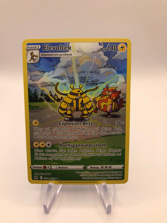 Pokemon Karte Art-Rare Elevoltek GG08/GG70 Deutsch