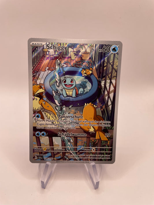 Pokemon Karte Art Rare Schiggy 148/142 Deutsch
