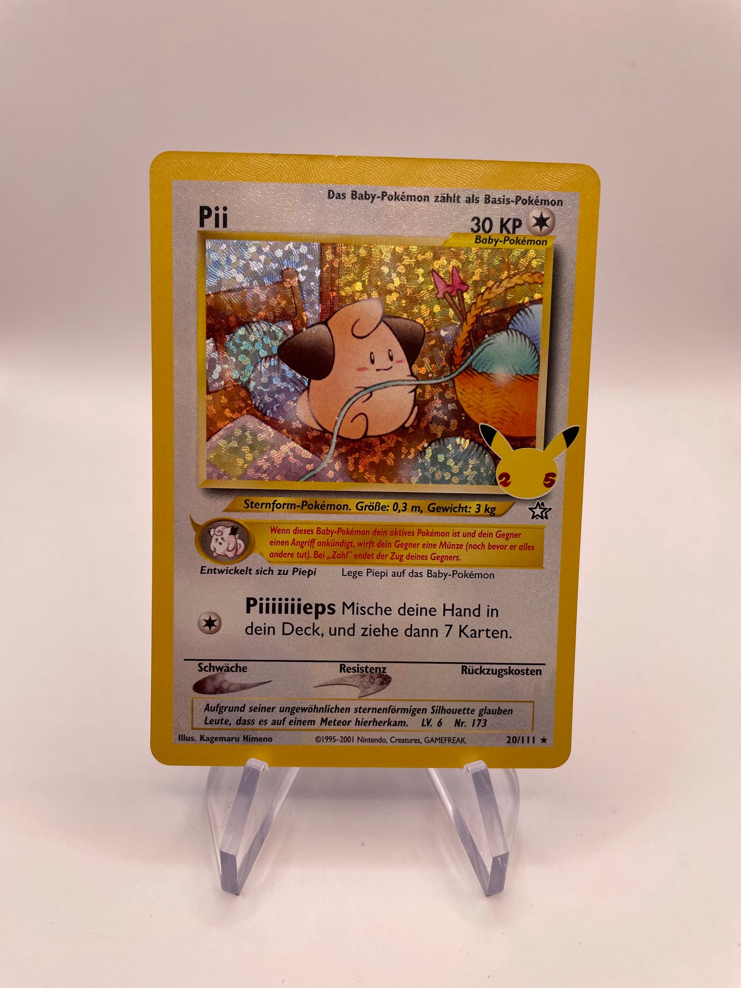 Pokemon Karte Celebration Pii 20/111 Deutsch