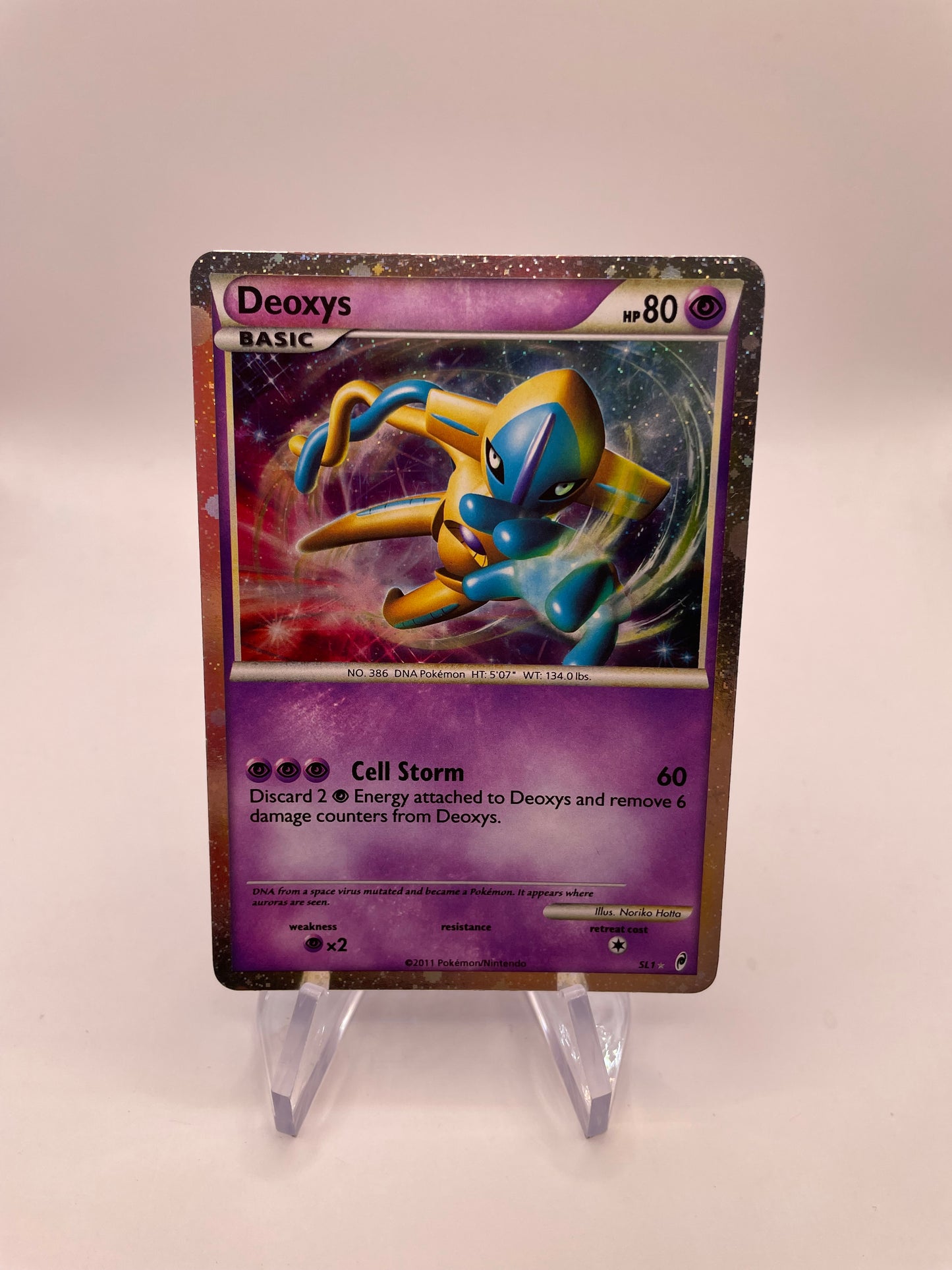 Pokemon Karte Holo Deoxys SL1 Englisch