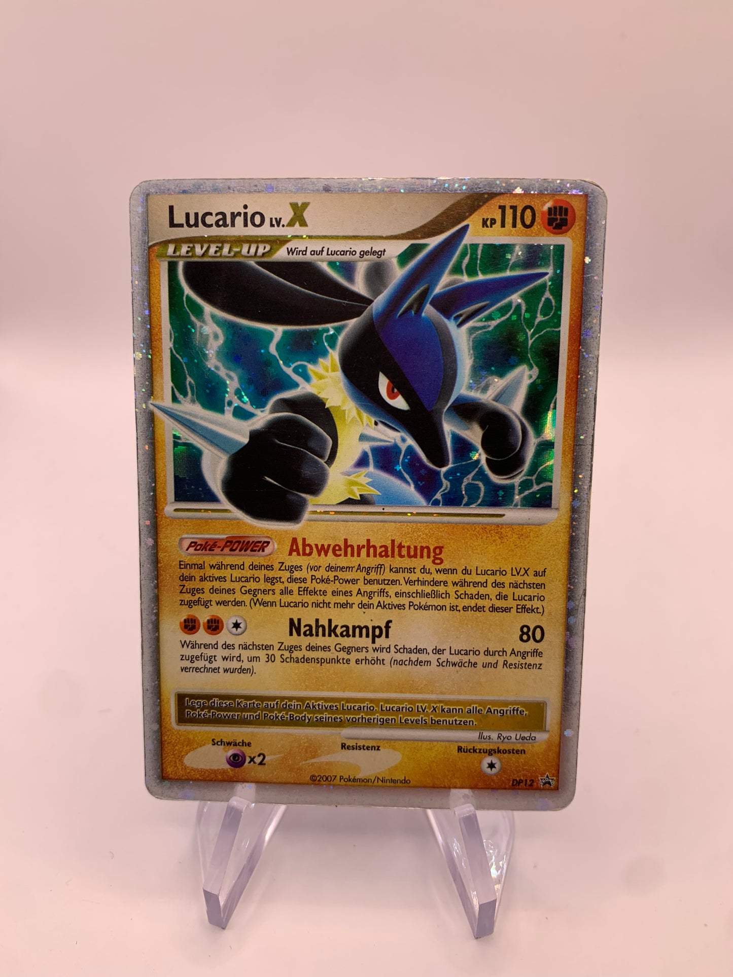 Pokemon Karte Promo Lv.X Lucario DP12 Deutsch