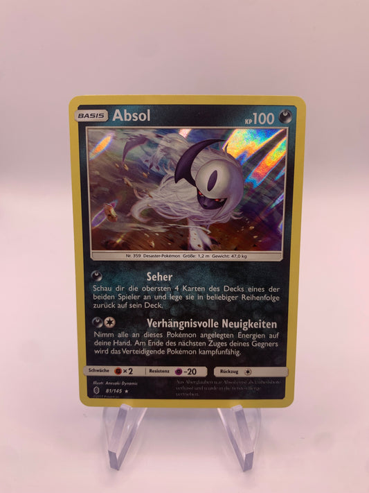 Pokemon Karte Holo Absol 81/145 Deutsch