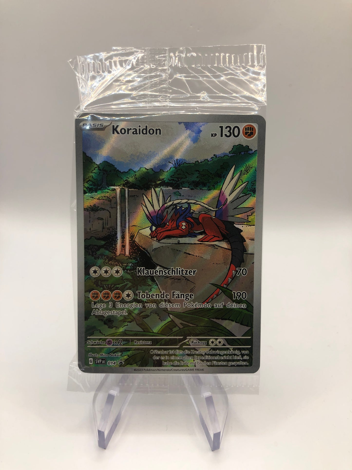 Pokemon Karte Art-Rare Promo OVP Koraidon 014 Deutsch
