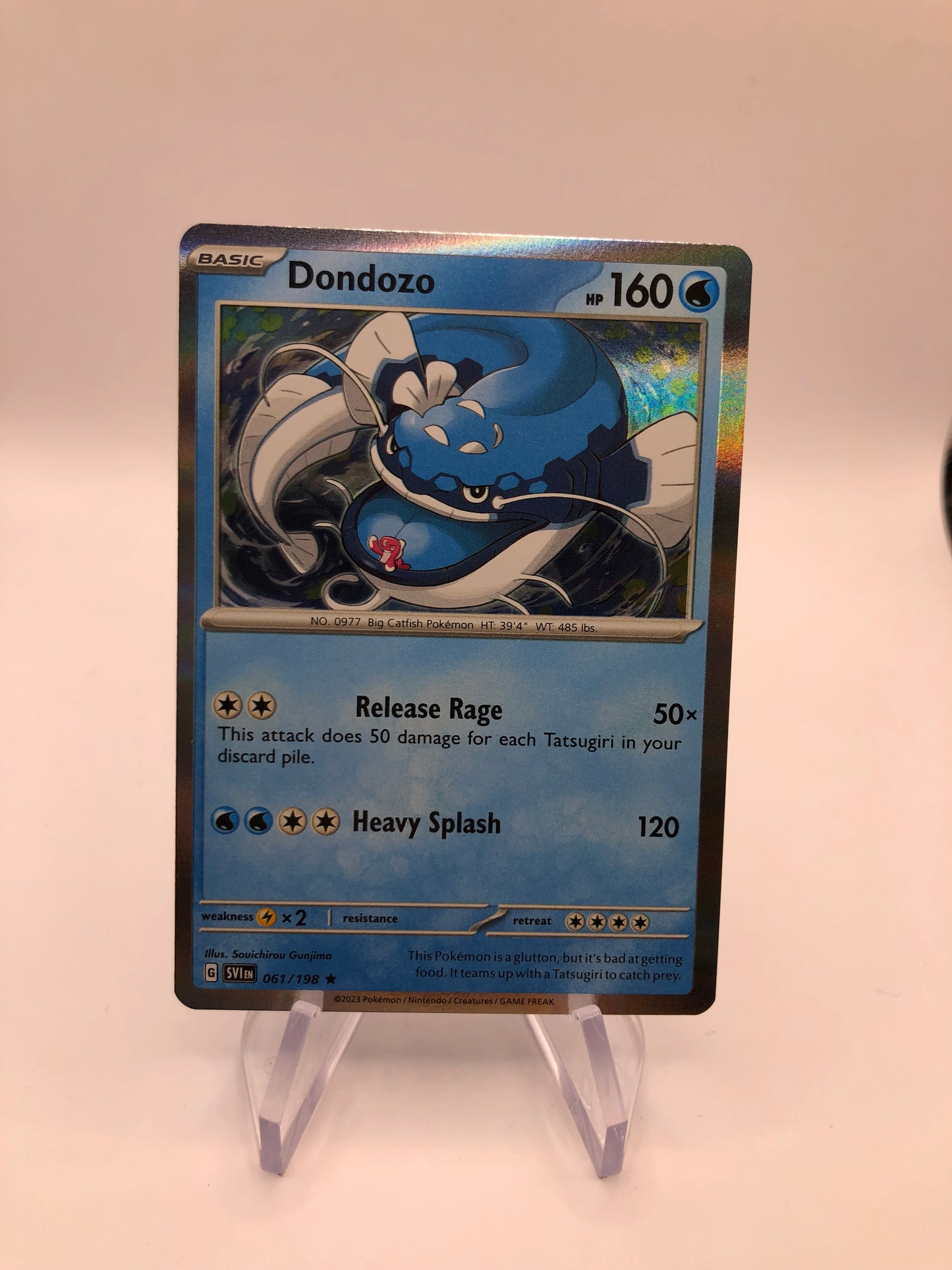 Pokemon Karte Holo Dondozo 61/198 Englisch
