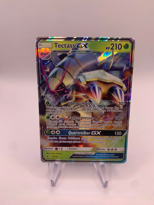 Pokemon Karte Gx Tectass 17/147 Deutsch