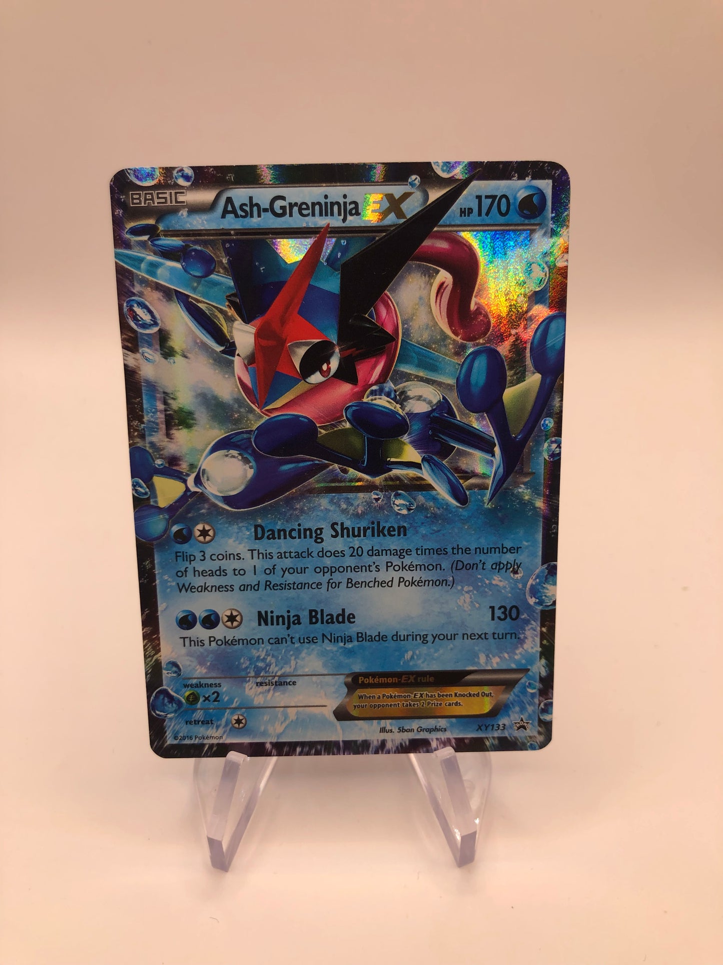 Pokemon Karte EX Promo Ash-Greninja XY133 Englisch