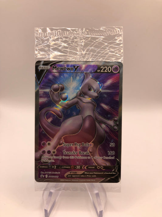 Pokemon Karte OVP Fullart V Promo Mewtwo SWSH229 Englisch