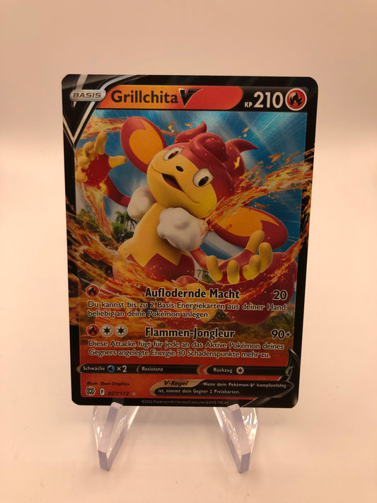Pokemon Karte Grillchita 27/172 Deutsch