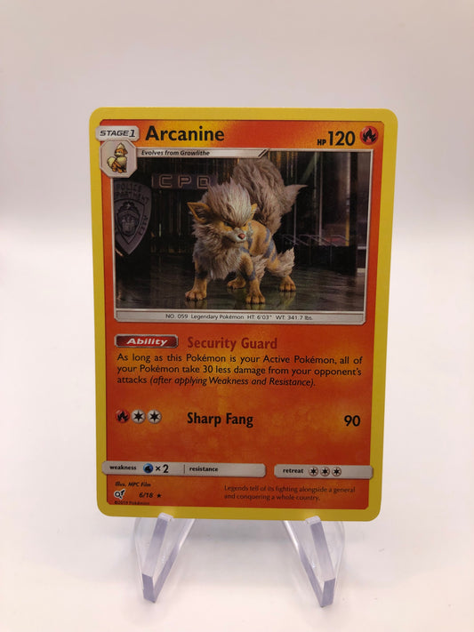 Pokemon Karte Holo Arcanine 6/18 Englisch
